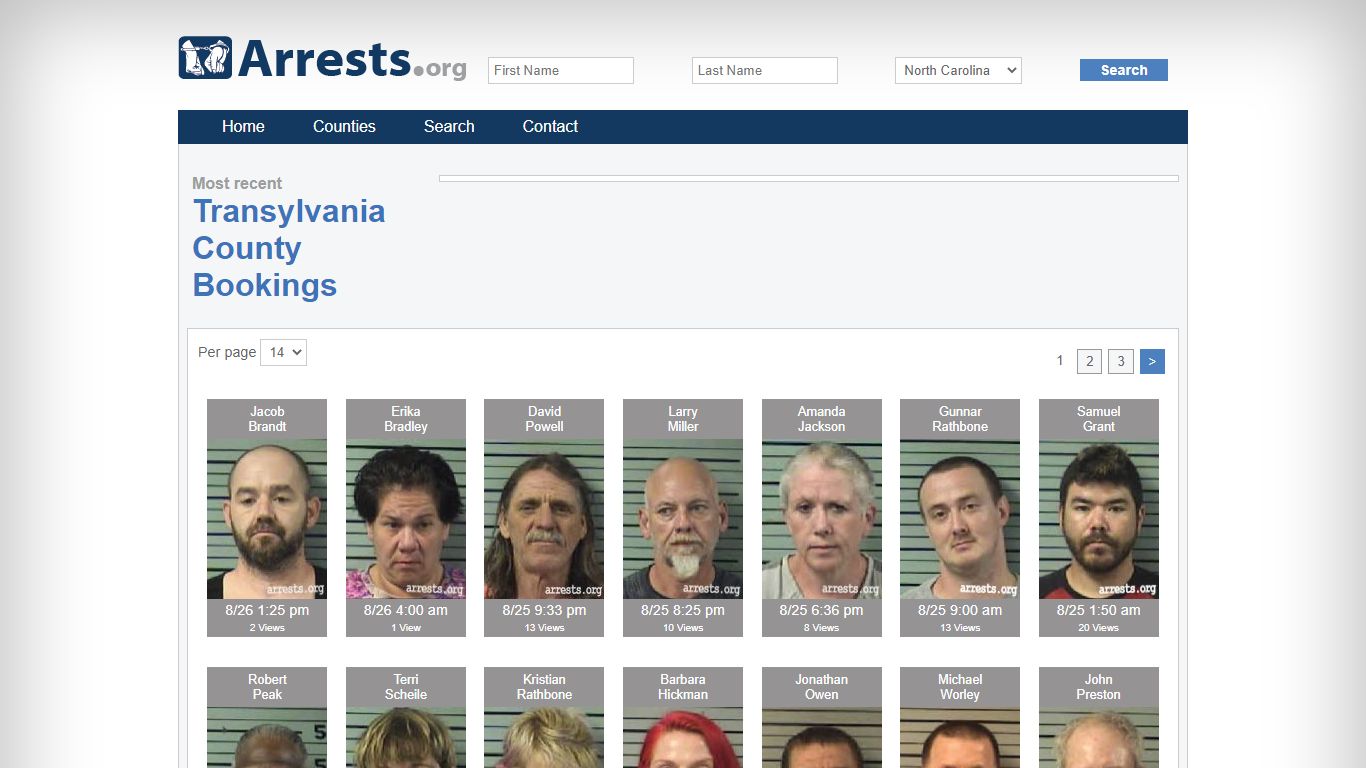 Transylvania County Arrests and Inmate Search